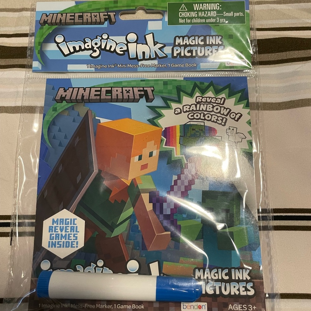 Brand new Minecraft Imagine Ink book Magic Ink Pictures
